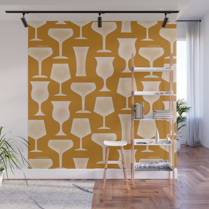 Cocktail Glasses - Amalfi Coast Cocktails Wall Mural Gallery Image 1