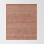 stitched stripes - ginger Throw Blanket Gallery Image 2