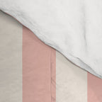 Broad Stripe - dusty pink and alabaster Comforter Gallery Image 4