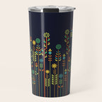 Overgrown flowers Travel Mug Gallery Image 1