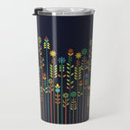 Overgrown flowers Travel Mug Gallery Image 3