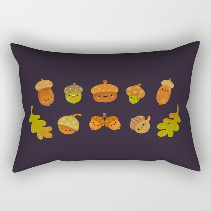 Acorns Rectangular Pillow Gallery Image 1