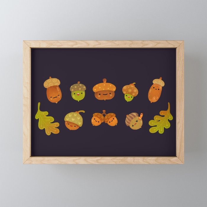 Acorns Mini Art Print Gallery Image 1