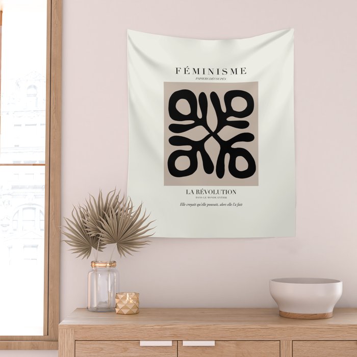 L'ART DU FÃMINISME X â Feminist Art â Matisse Exhibition Poster Wall Tapestry Gallery Image 2