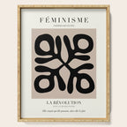 L'ART DU FÃMINISME X â Feminist Art â Matisse Exhibition Poster Serving Tray Gallery Image 1