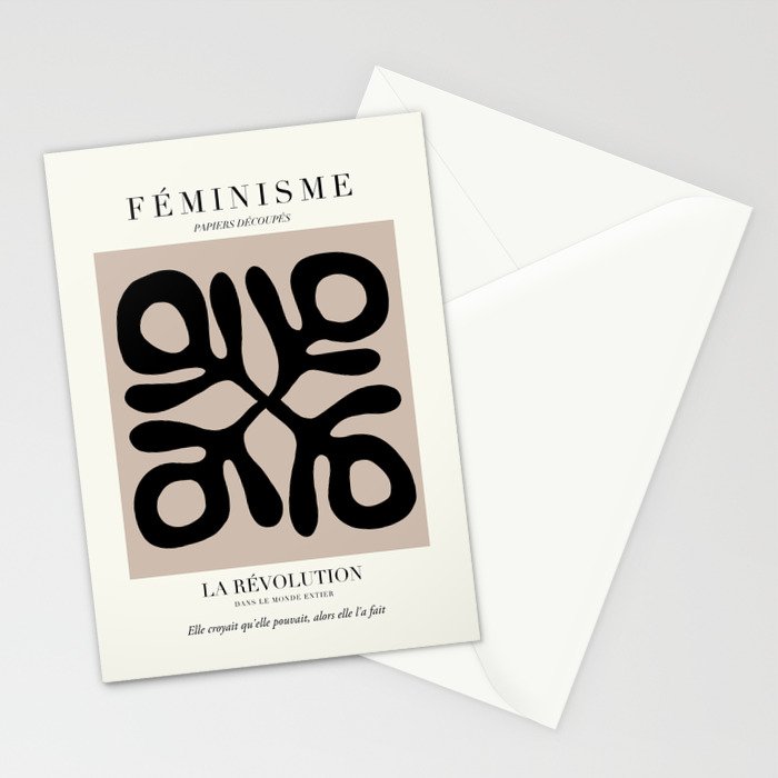 L'ART DU FÃMINISME X â Feminist Art â Matisse Exhibition Poster Stationery Card Gallery Image 2