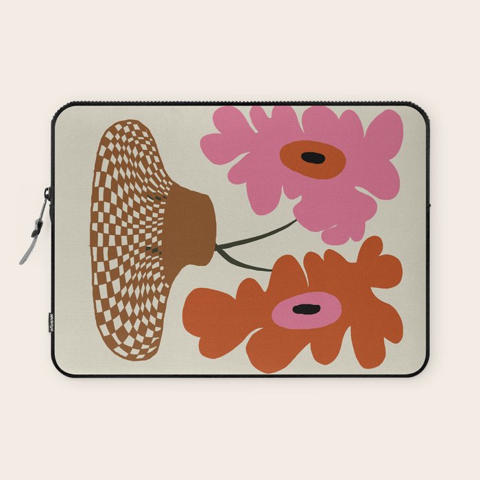 Happy flower pot  Laptop Sleeve Gallery Image 1