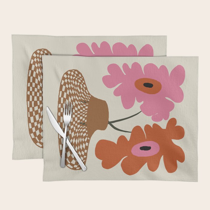 Happy flower pot  Placemat Gallery Image 1