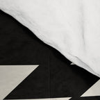 Southwestern Minimalism - Black Neutral Beige Comforter Gallery Image 4
