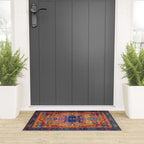 Saffron Elegance: Timeless Berber Atlas Moroccan Aesthetics Welcome Mat Gallery Image 3