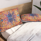 Saffron Elegance: Timeless Berber Atlas Moroccan Aesthetics Pillow Sham Gallery Image 2