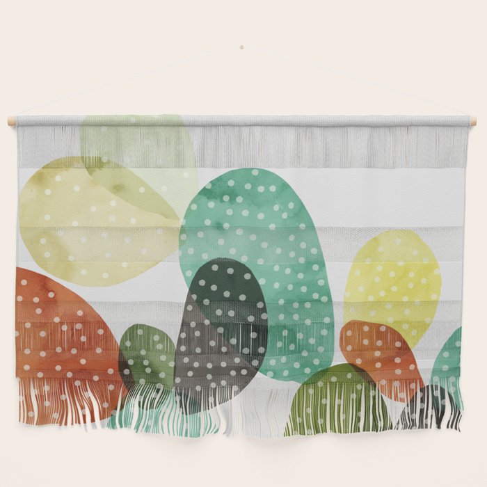 Cactus watercolor Wall Hanging Gallery Image 1