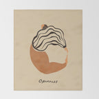 O for Openness Throw Blanket Gallery Image 2