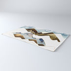 Minimal Abstract Mountains Rug Gallery Image 3