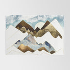 Minimal Abstract Mountains Rug Gallery Image 2