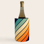 Farida - 70s Vintage Style Retro Stripes Wine Chiller Gallery Image 1