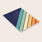 Farida - 70s Vintage Style Retro Stripes Notebook Gallery Image 3