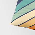 Farida - 70s Vintage Style Retro Stripes Pillow Sham Gallery Image 4