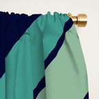 Farida - 70s Vintage Style Retro Stripes Window Curtain Gallery Image 2