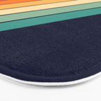 Farida - 70s Vintage Style Retro Stripes Bath Mat Gallery Image 3