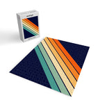 Farida - 70s Vintage Style Retro Stripes Jigsaw Puzzle Gallery Image 2