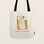 Mary Cassatt Vintage Art Exhibition Poster, 1959 Tote Bag Gallery Image 1