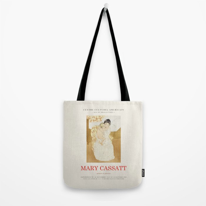 Mary Cassatt Vintage Art Exhibition Poster, 1959 Tote Bag Gallery Image 2