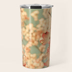 Pink Flowers on a Spring Day Travel Mug Gallery Image 1