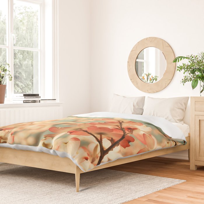 Pink Flowers on a Spring Day Duvet Cover Gallery Image 2