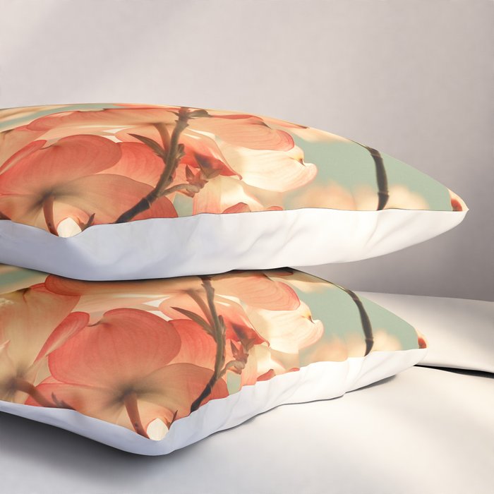 Pink Flowers on a Spring Day Pillow Sham Gallery Image 3