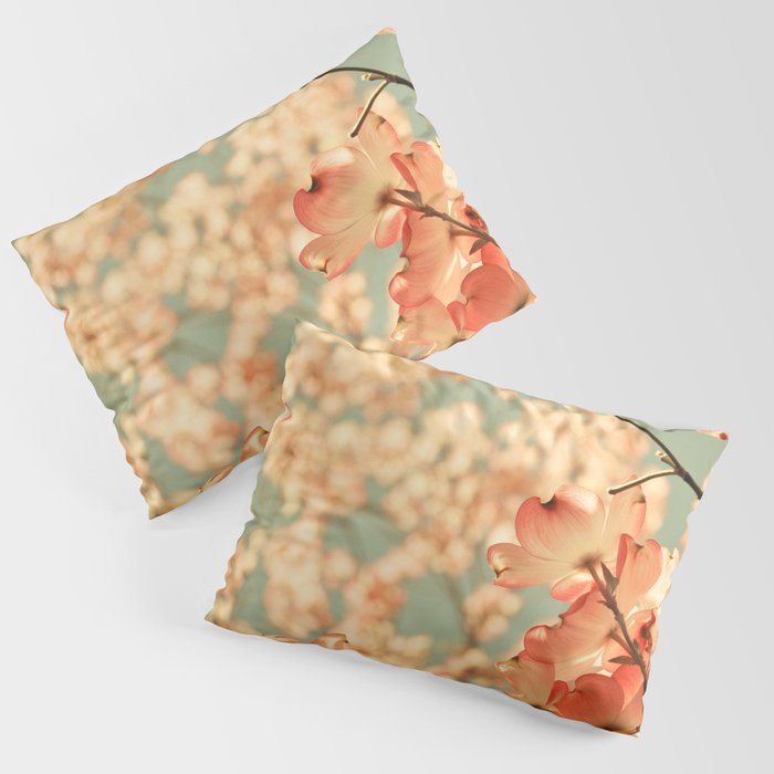 Pink Flowers on a Spring Day Pillow Sham Gallery Image 3