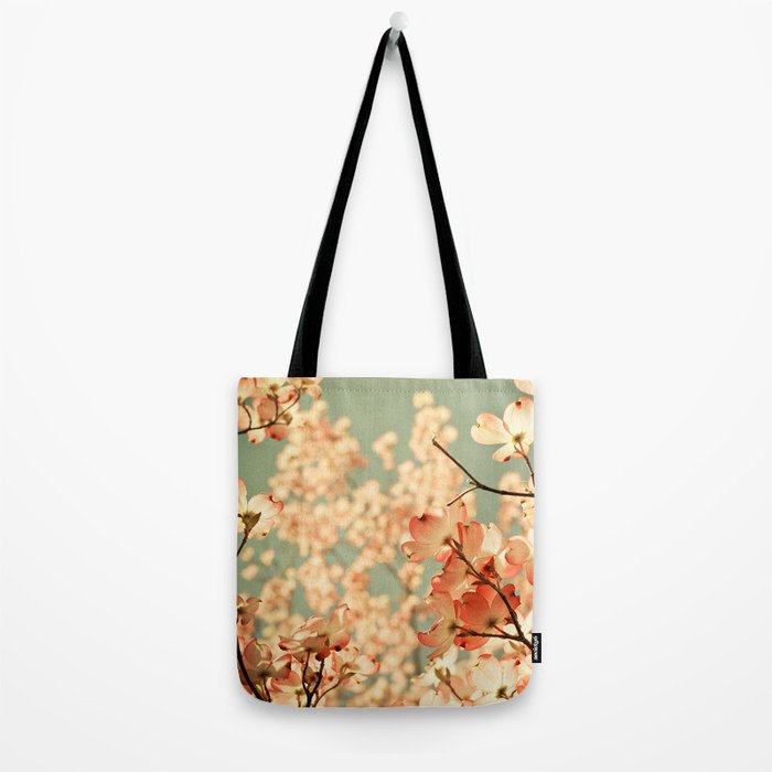 Pink Flowers on a Spring Day Tote Bag Gallery Image 2