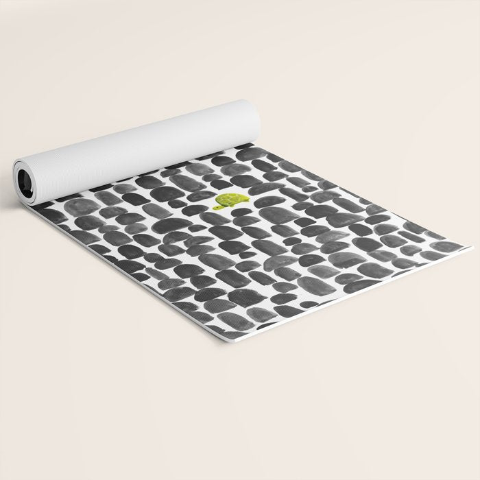 Turtle in Stone Garden Yoga Mat Gallery Image 2