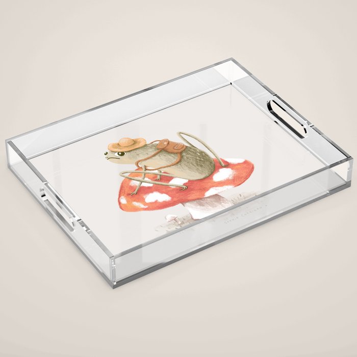 Awkward Toad Ready for Adventure Acrylic Tray Gallery Image 1