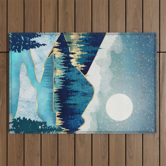 Morning Stars Outdoor Rug Gallery Image 1