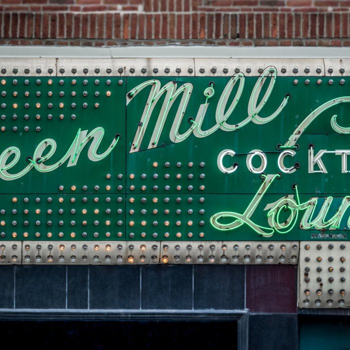 Green Mill Cocktail Lounge Vintage Neon Sign Uptown Chicago Coffee Mug Gallery Image 2