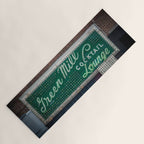 Green Mill Cocktail Lounge Vintage Neon Sign Uptown Chicago Yoga Mat Gallery Image 1
