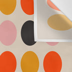 Retro Bauhaus Dots | 70s European Pattern Wall Tapestry Gallery Image 3