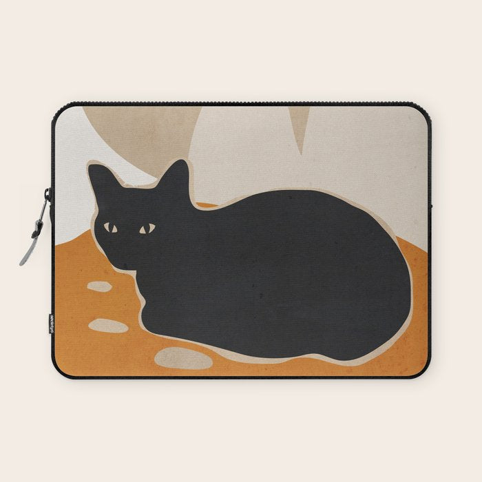 Minimal Abstract Art Cat 3 Laptop Sleeve Gallery Image 1