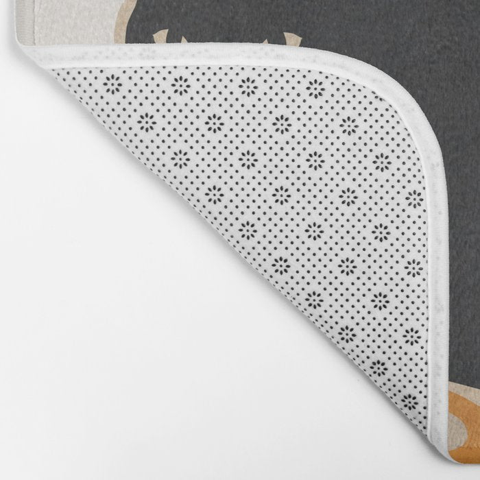 Minimal Abstract Art Cat 3 Bath Mat Gallery Image 2