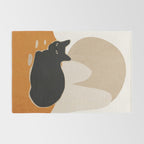 Minimal Abstract Art Cat 3 Rug Gallery Image 2