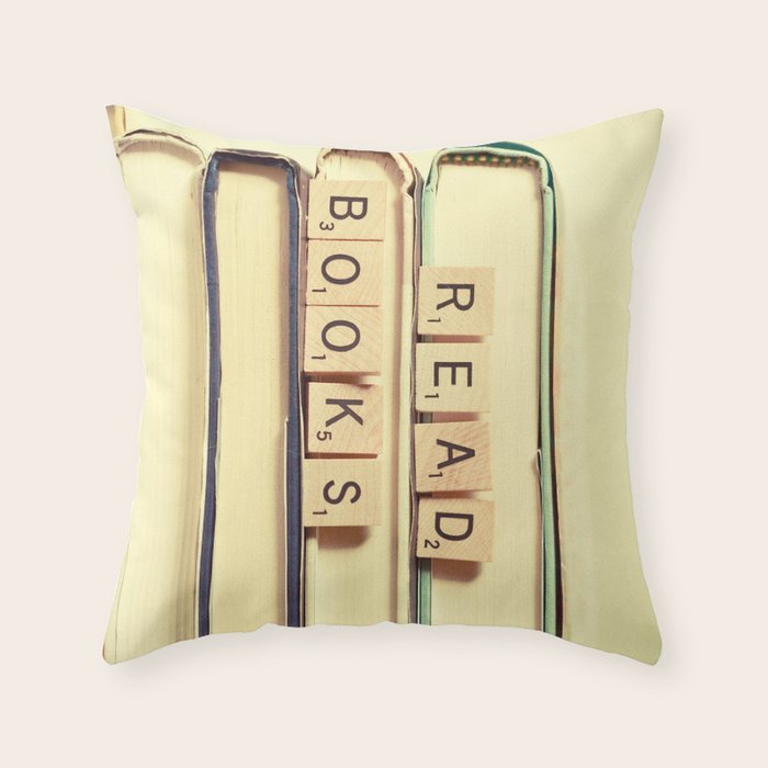 Read Books Throw Pillow Gallery Image 6