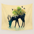 Watering (A Life Into Itself) Wall Tapestry Gallery Image 4