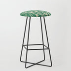 Retro hand drawn cactus plant pattern Stool Gallery Image 1