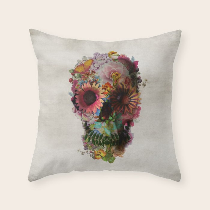 SKULL 2 Throw Pillow Gallery Image 6