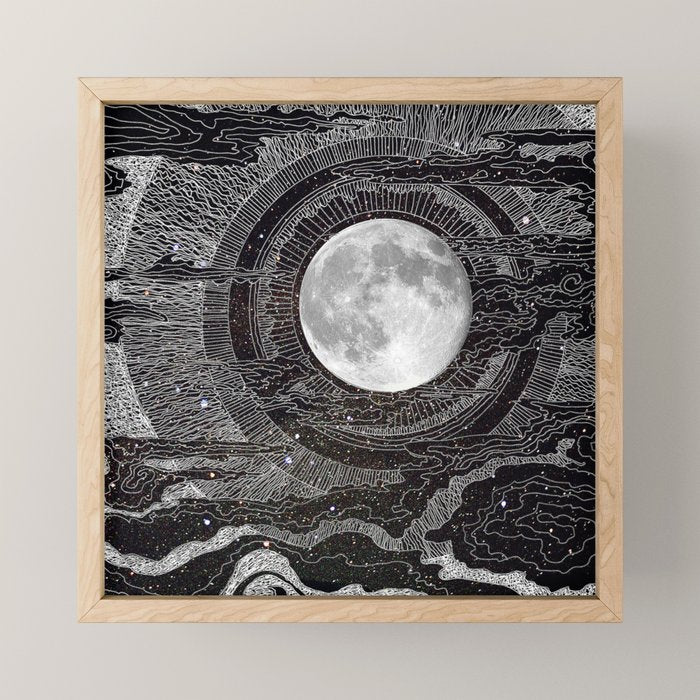 Moon Glow Mini Art Print Gallery Image 1