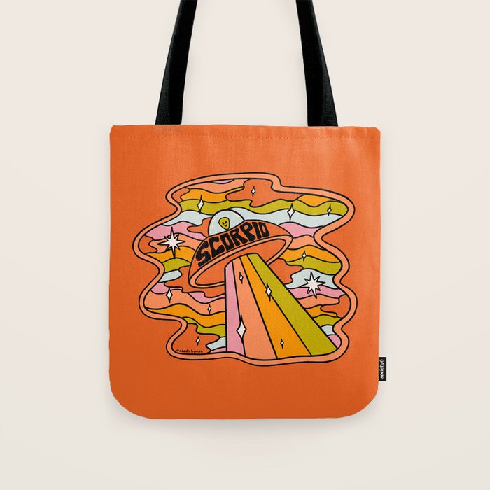 Scorpio UFO Tote Bag Gallery Image 1