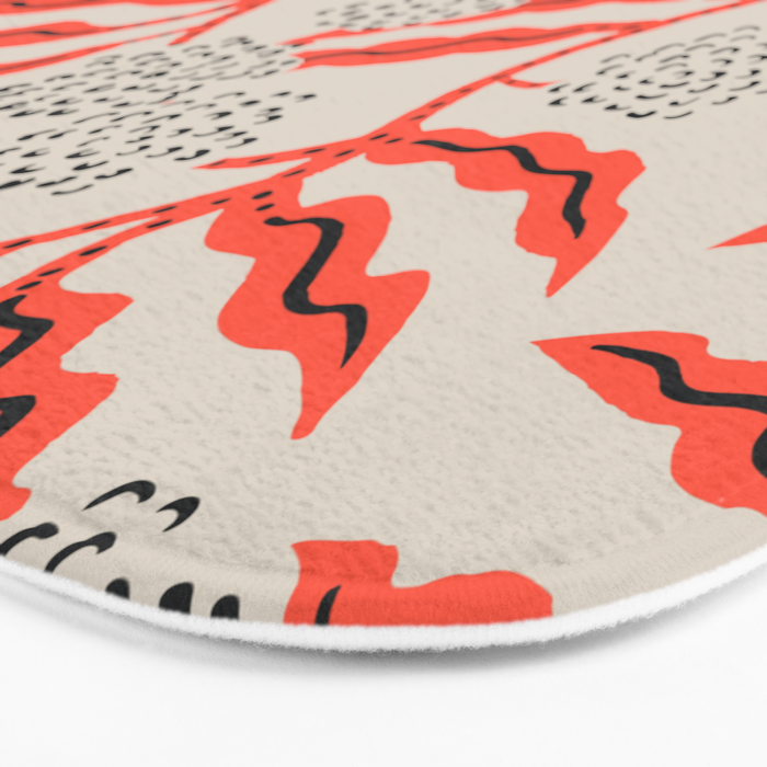 LA VILLE VINE CORAL Bath Mat Gallery Image 3