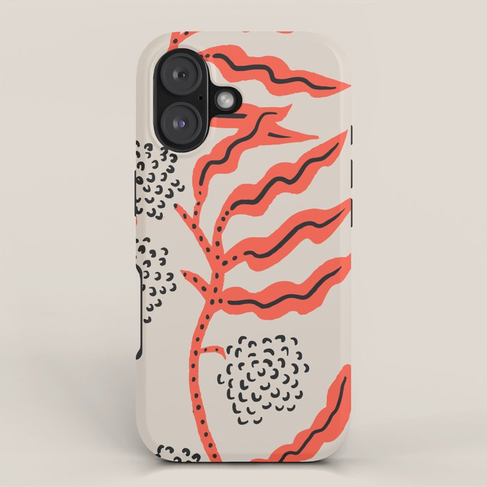 LA VILLE VINE CORAL iPhone Case Gallery Image 1