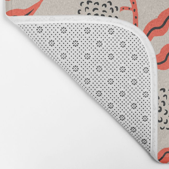 LA VILLE VINE CORAL Bath Mat Gallery Image 2